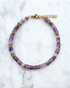 Amethist armband heishi kralen